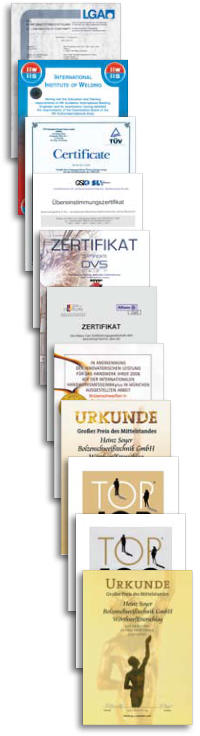Zertifizierte Qualitt in Management, Produktion und Sicherheit (Heinz Soyer Bolzenschweitechnik PL) - www.srm-technology.eu