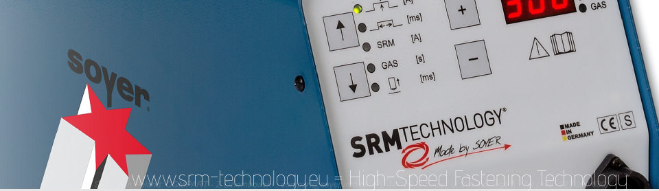 COMPART Z.Dziembowski SRM Bolzen- und Mutternschweitechnik (Heinz Soyer PL) - www.srm-technology.eu - Bolzenschweier BMK-10i und Bolzenschweipistole PH-9 SRM+G mit integriertem Massekontakt