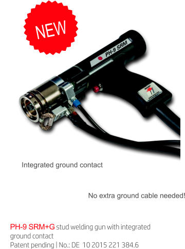 www.srm-technology.eu - PH-9 SRM+G stud welding gun with integrated ground contact